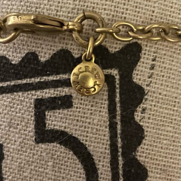 💙SALE💙J. Crew gold necklace with iridescent crystals - Picture 4 of 5